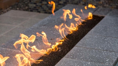 Fire feature detail Photo