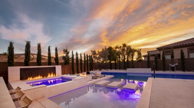 Fire and Lights Photo