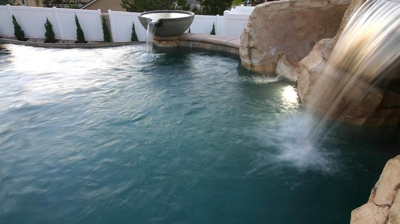 Outdoor pool with gorgeous view. Photo