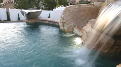 Outdoor pool with gorgeous view. Photo