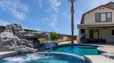 View of Waterfall and Spa Photo