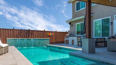 Pool with Waterfalls Photo