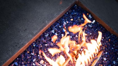 Custom fire feature design Photo