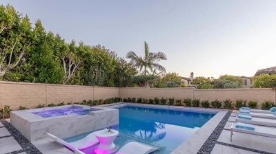 Pool with Tanning Ledge Photo