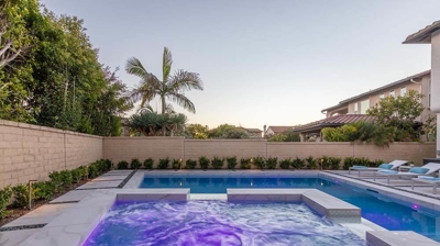Spa with Underwater Lighting Photo