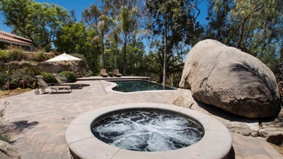 Closer View of Spa with Jets Photo