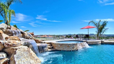 Pool with Waterfall Photo
