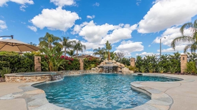 Pool with Tropical Landscaping Photo