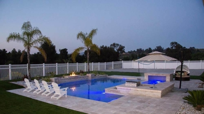 Pool with Lounge Chairs Photo