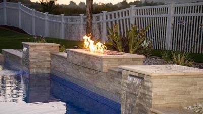 Waterfalls and Fire Pit - Alternate View Photo