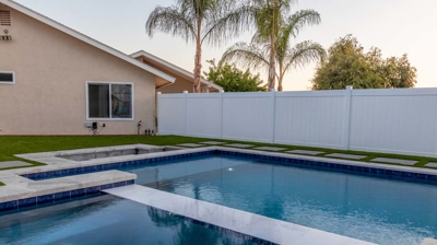 View of pool from spa Photo