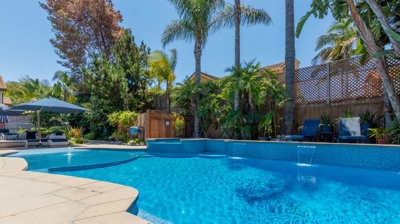 Custom backyard swimming pool Photo