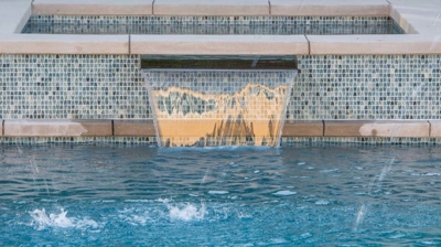 Spa wall waterfall fountain Photo
