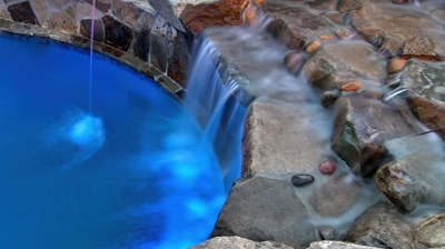 Waterfall fountain feature Photo