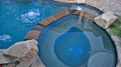 Outdoor spa and pool Photo