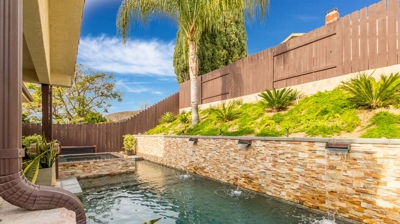 Shaded Pool and Hot Tub Photo