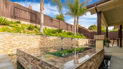 Shaded Hot Tub Photo