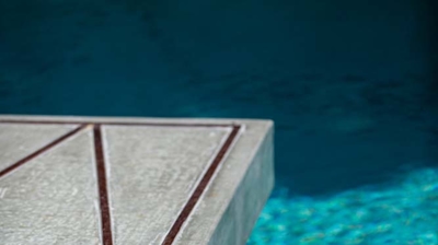 In pool seating Photo