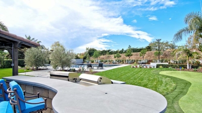 Custom backyard bar area Photo