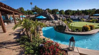 Serene outdoor pool Photo