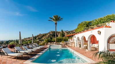 Tranquil outdoor pool Photo