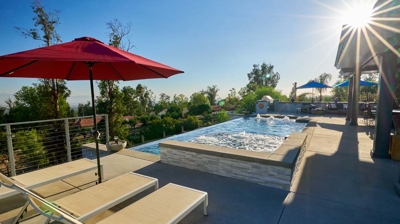 Relaxing pool area Photo