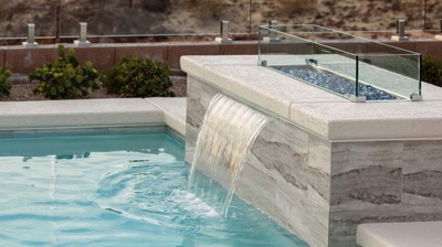 Pool with cascade Photo