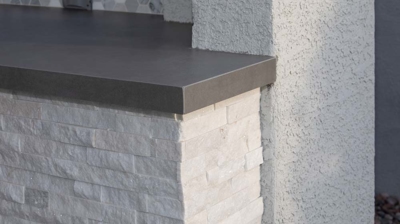 Bar with masonry detail Photo