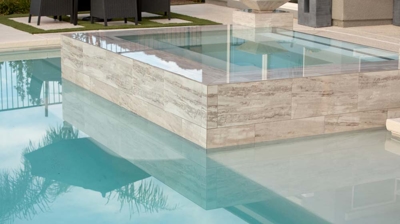 Infinity edge stone spa Photo