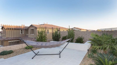 Patio area with hammock Photo