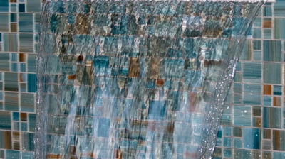 Cascade detail with custom tilework Photo