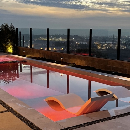 Pool with a view After