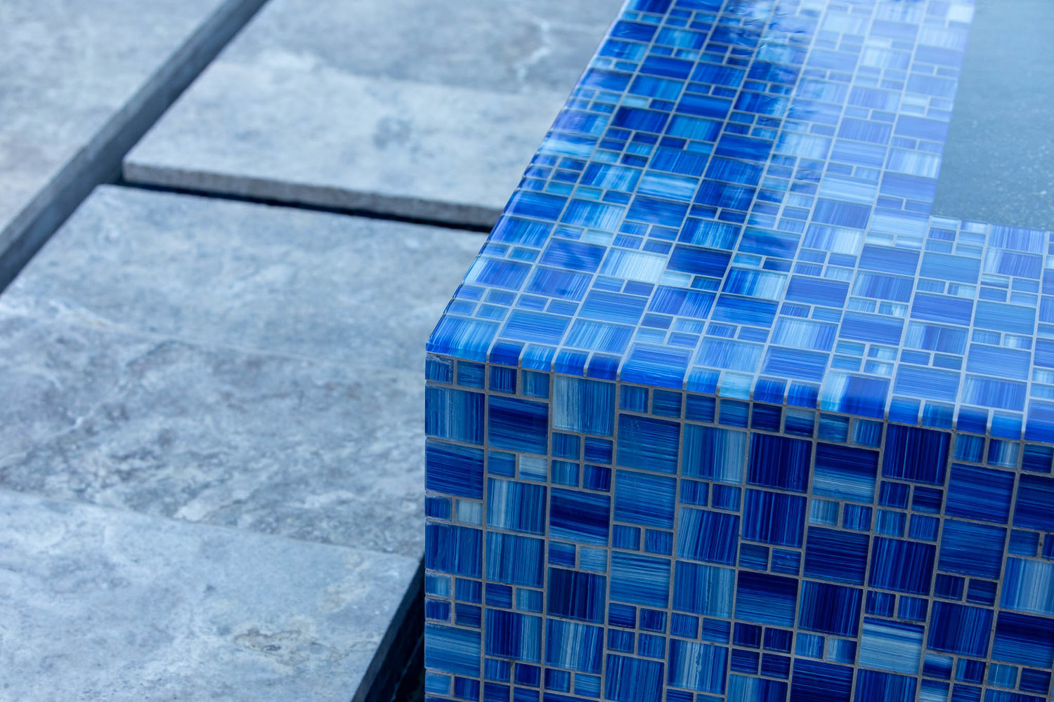 decorative blue tile